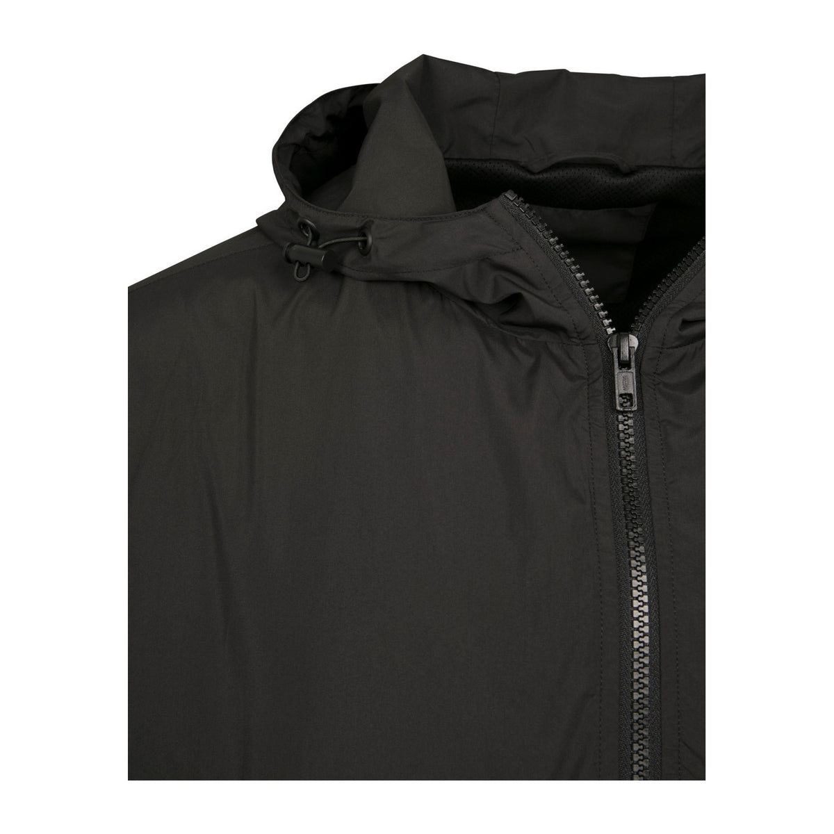Black - Pack Shot - Build Your Brand Unisex Adults Basic Pullover Jacket