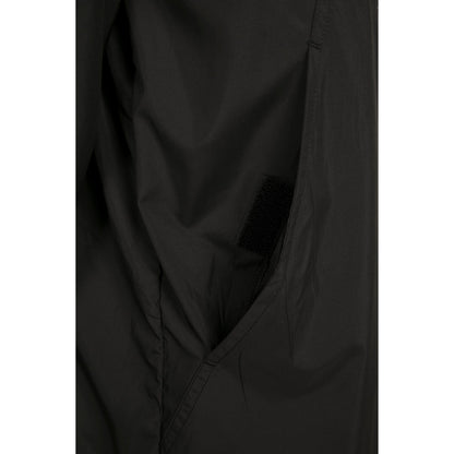 Black - Close up - Build Your Brand Unisex Adults Basic Pullover Jacket