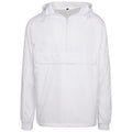 White - Front - Build Your Brand Unisex Adults Basic Pullover Jacket