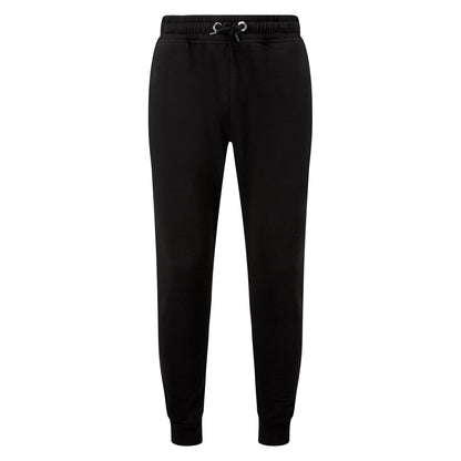 Black - Front - TriDri Unisex Adults Fitted Joggers