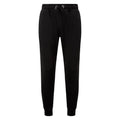 Black - Front - TriDri Unisex Adults Fitted Joggers