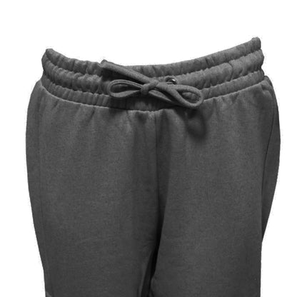 Charcoal - Side - TriDri Womens-Ladies Fitted Joggers