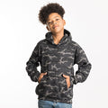 Black Camo - Back - Awdis Childrens-Kids Camo Hoodie