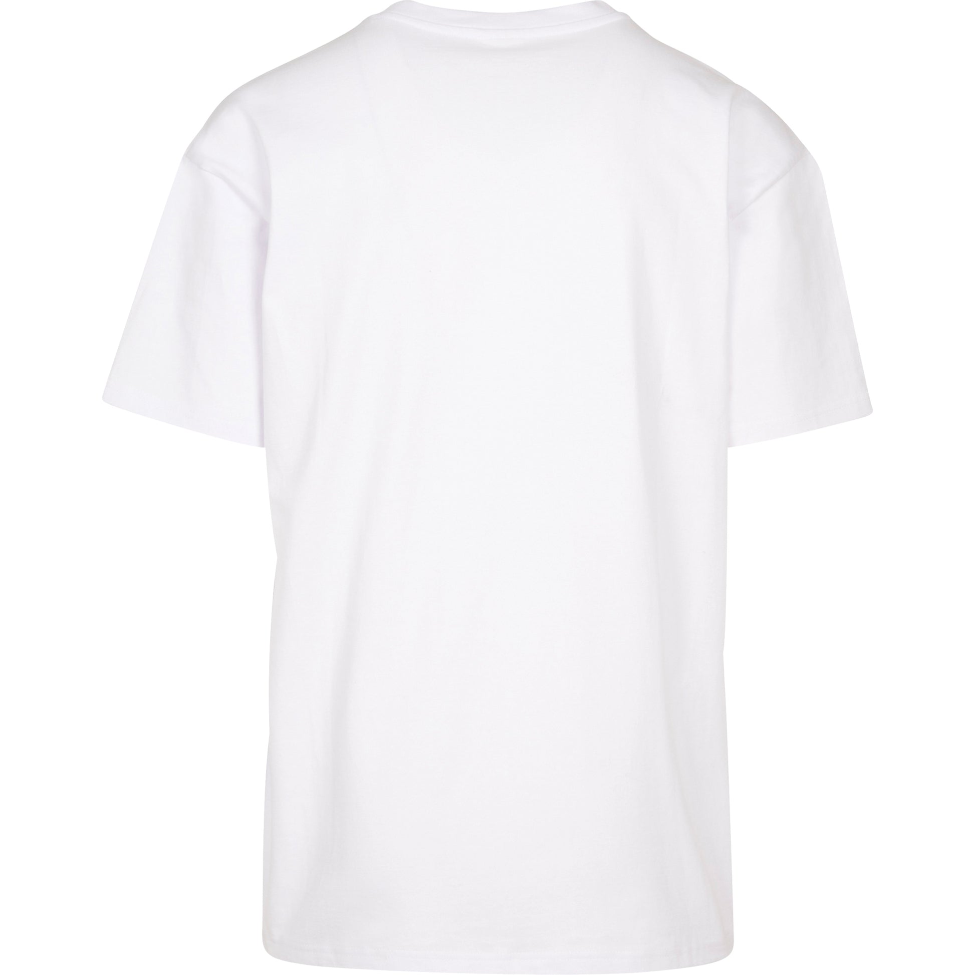 White - Back - Build Your Brand Unisex Adults Heavy Oversized Tee