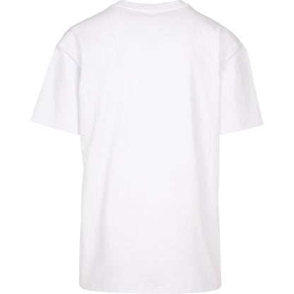White - Back - Build Your Brand Unisex Adults Heavy Oversized Tee