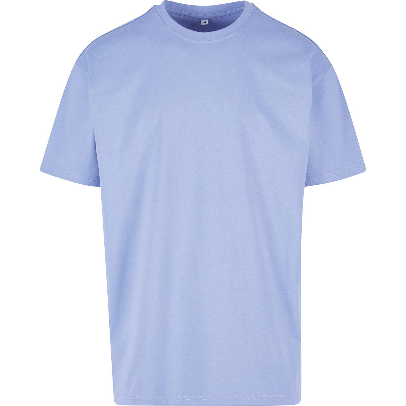 Viola Blue - Front - Build Your Brand Unisex Adults Heavy Oversized Tee