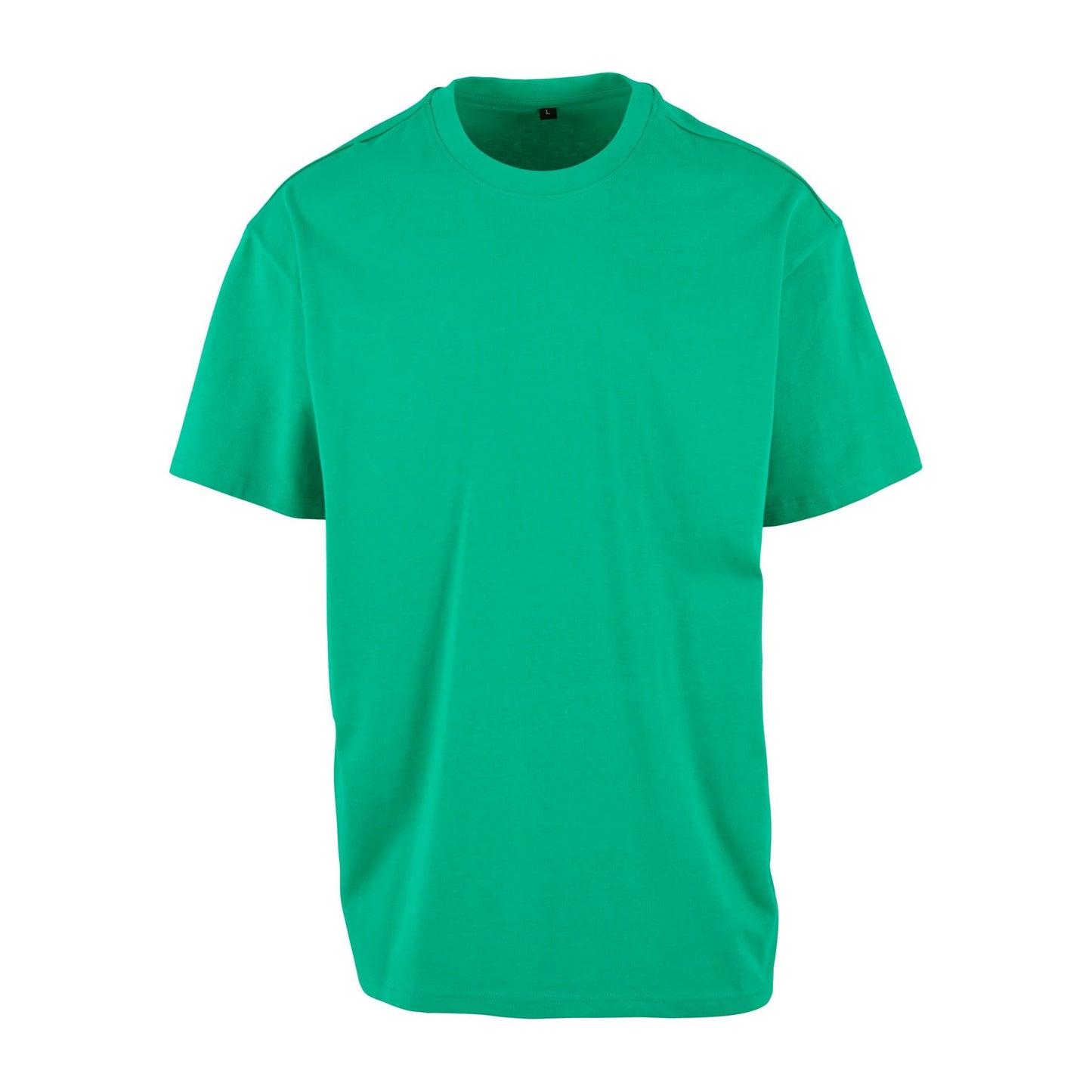 Grass Green - Back - Build Your Brand Unisex Adults Heavy Oversized Tee