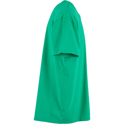 Grass Green - Pack Shot - Build Your Brand Unisex Adults Heavy Oversized Tee