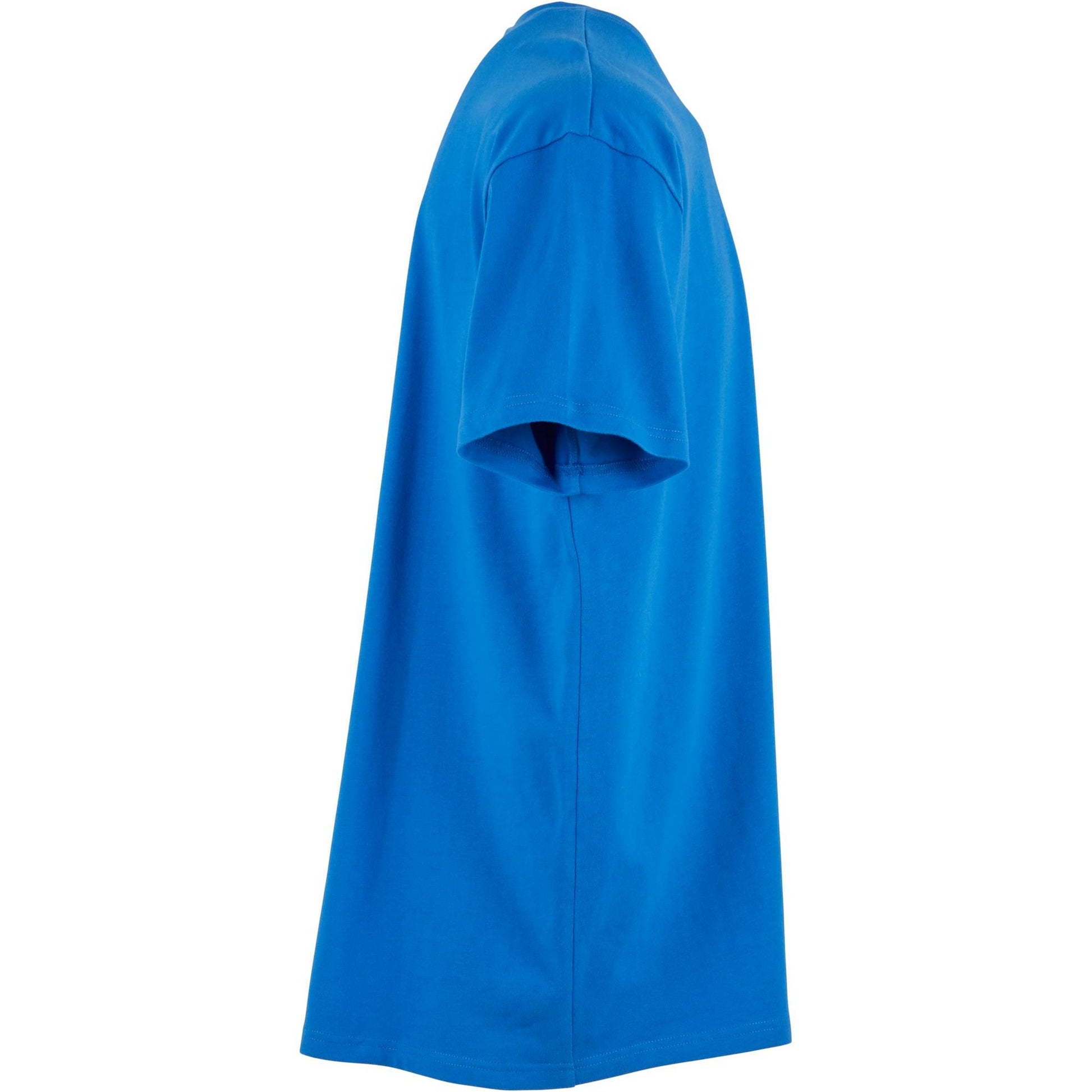 Intense Blue - Pack Shot - Build Your Brand Unisex Adults Heavy Oversized Tee