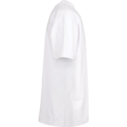 White - Side - Build Your Brand Unisex Adults Heavy Oversized Tee