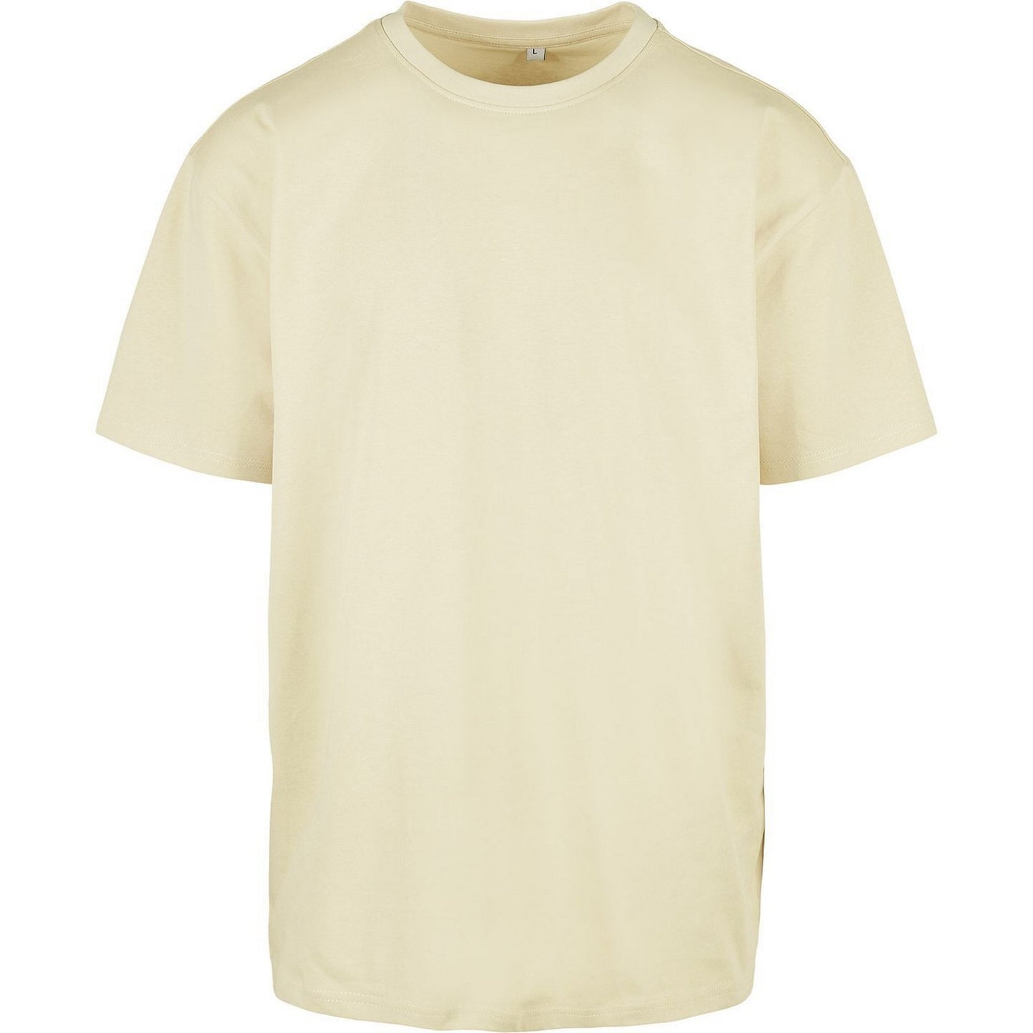 Soft Yellow - Front - Build Your Brand Unisex Adults Heavy Oversized Tee