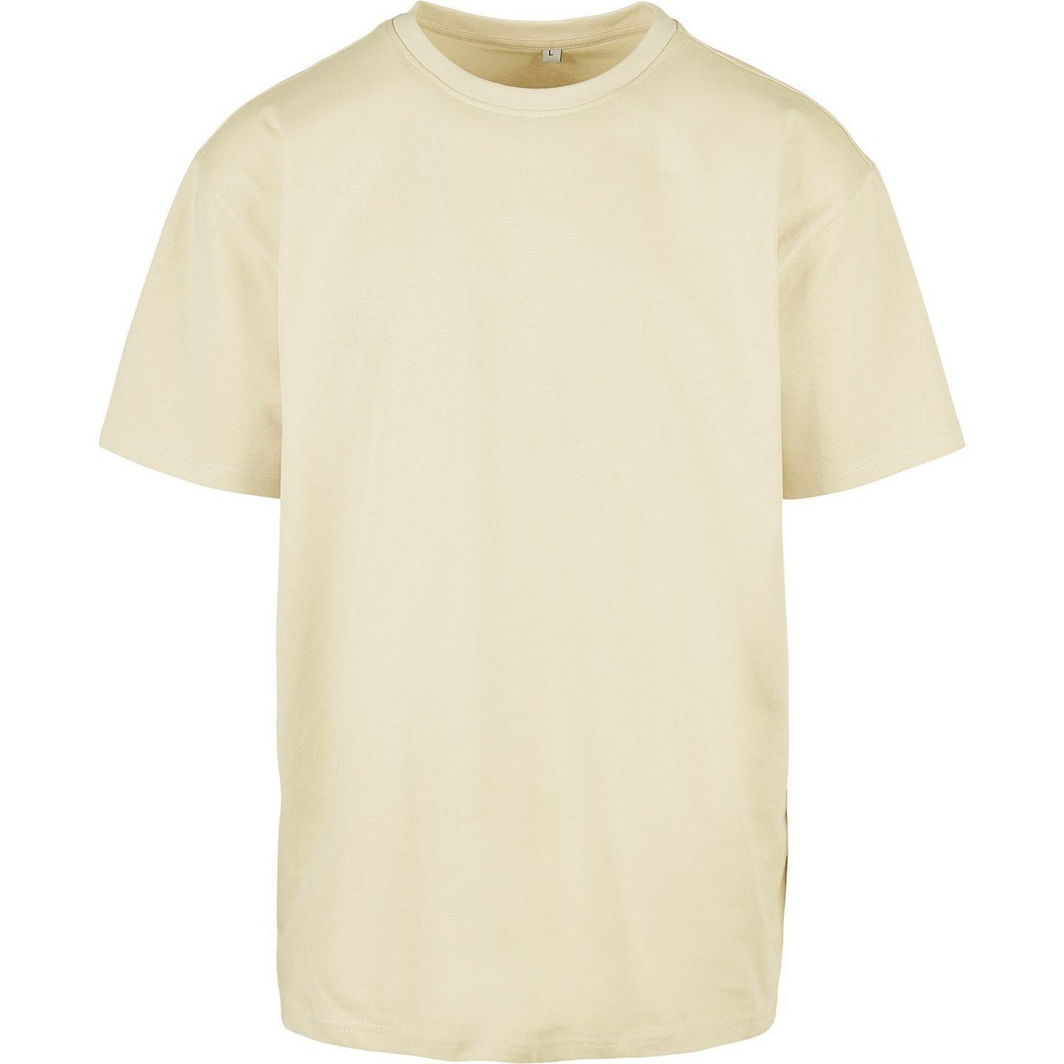 Soft Yellow - Front - Build Your Brand Unisex Adults Heavy Oversized Tee
