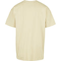 Soft Yellow - Back - Build Your Brand Unisex Adults Heavy Oversized Tee