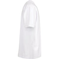 White - Side - Build Your Brand Unisex Adults Heavy Oversized Tee
