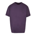 Purple Night - Front - Build Your Brand Unisex Adults Heavy Oversized Tee