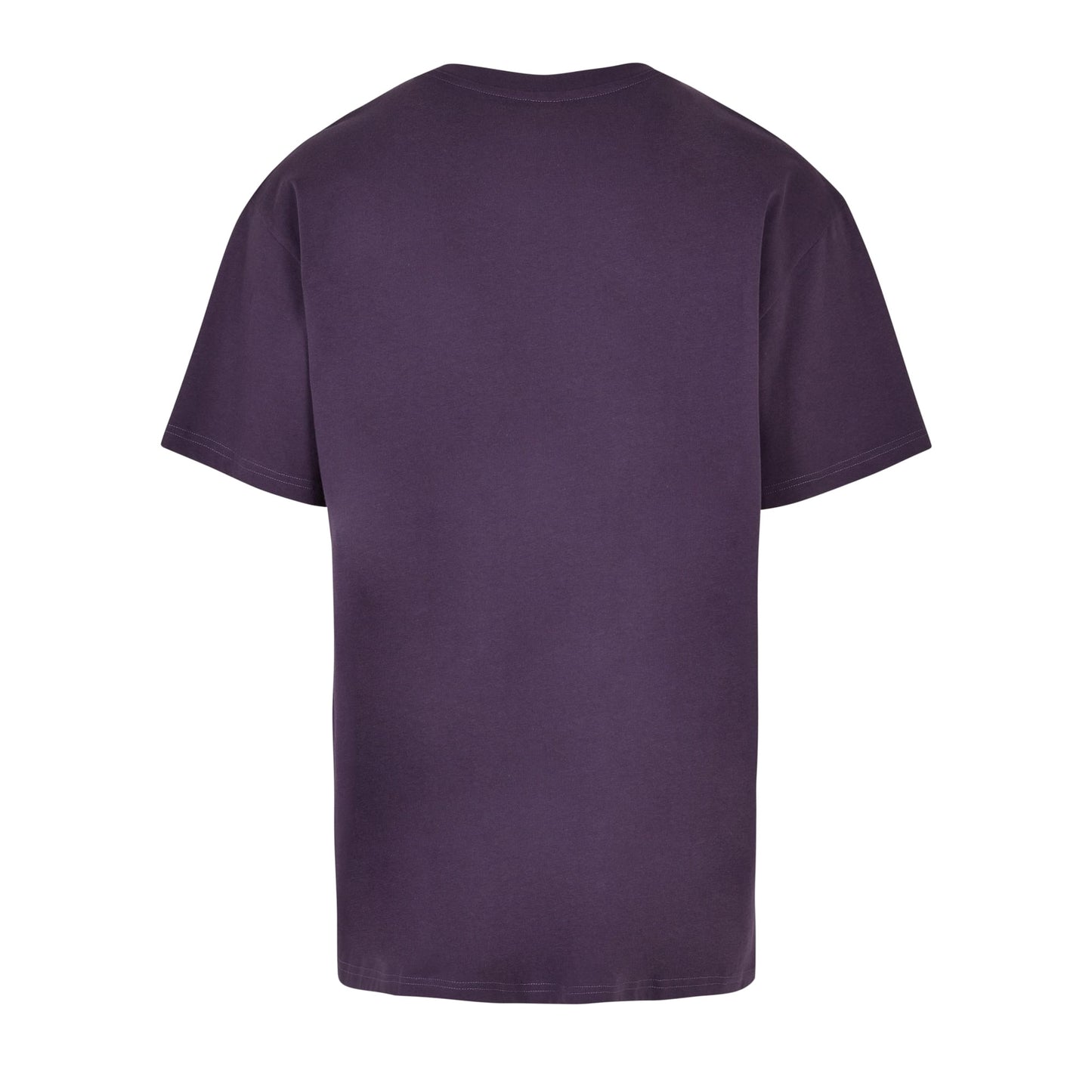 Purple Night - Back - Build Your Brand Unisex Adults Heavy Oversized Tee