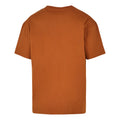 Toffee - Back - Build Your Brand Unisex Adults Heavy Oversized Tee