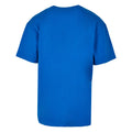 Cobalt Blue - Back - Build Your Brand Unisex Adults Heavy Oversized Tee