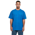 Cobalt Blue - Lifestyle - Build Your Brand Unisex Adults Heavy Oversized Tee