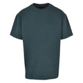 Bottle Green - Front - Build Your Brand Unisex Adults Heavy Oversized Tee