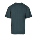 Bottle Green - Back - Build Your Brand Unisex Adults Heavy Oversized Tee