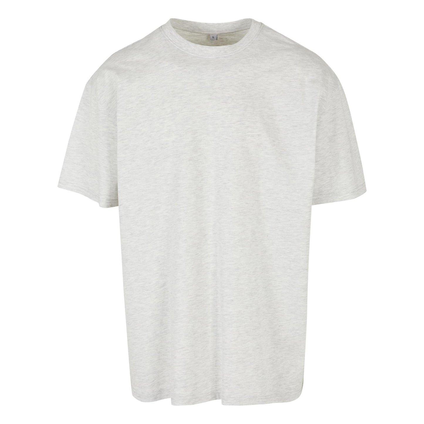 Light Grey - Front - Build Your Brand Unisex Adults Heavy Oversized Tee