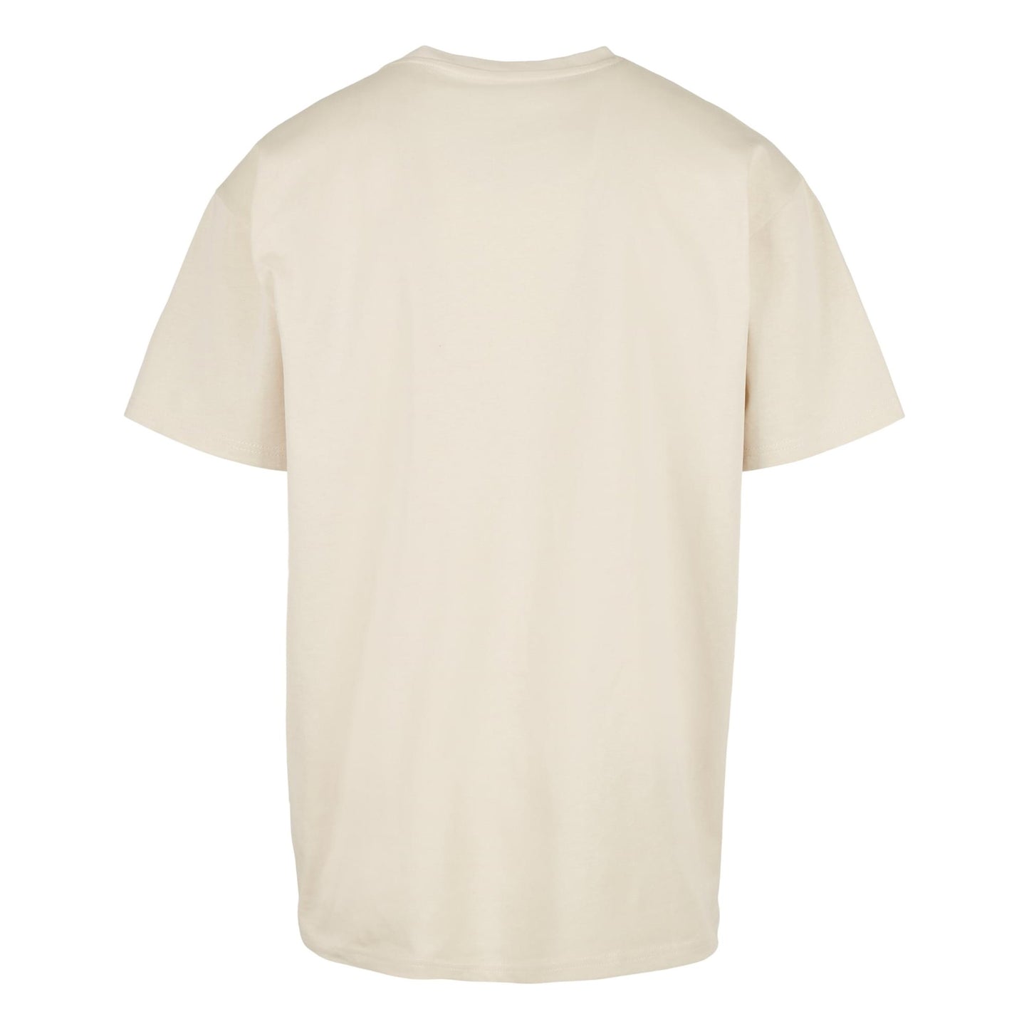 Sand - Back - Build Your Brand Unisex Adults Heavy Oversized Tee