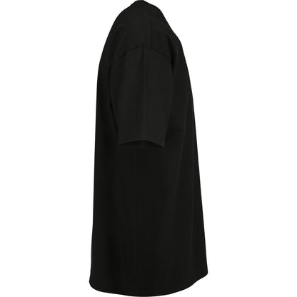 Black - Side - Build Your Brand Unisex Adults Heavy Oversized Tee