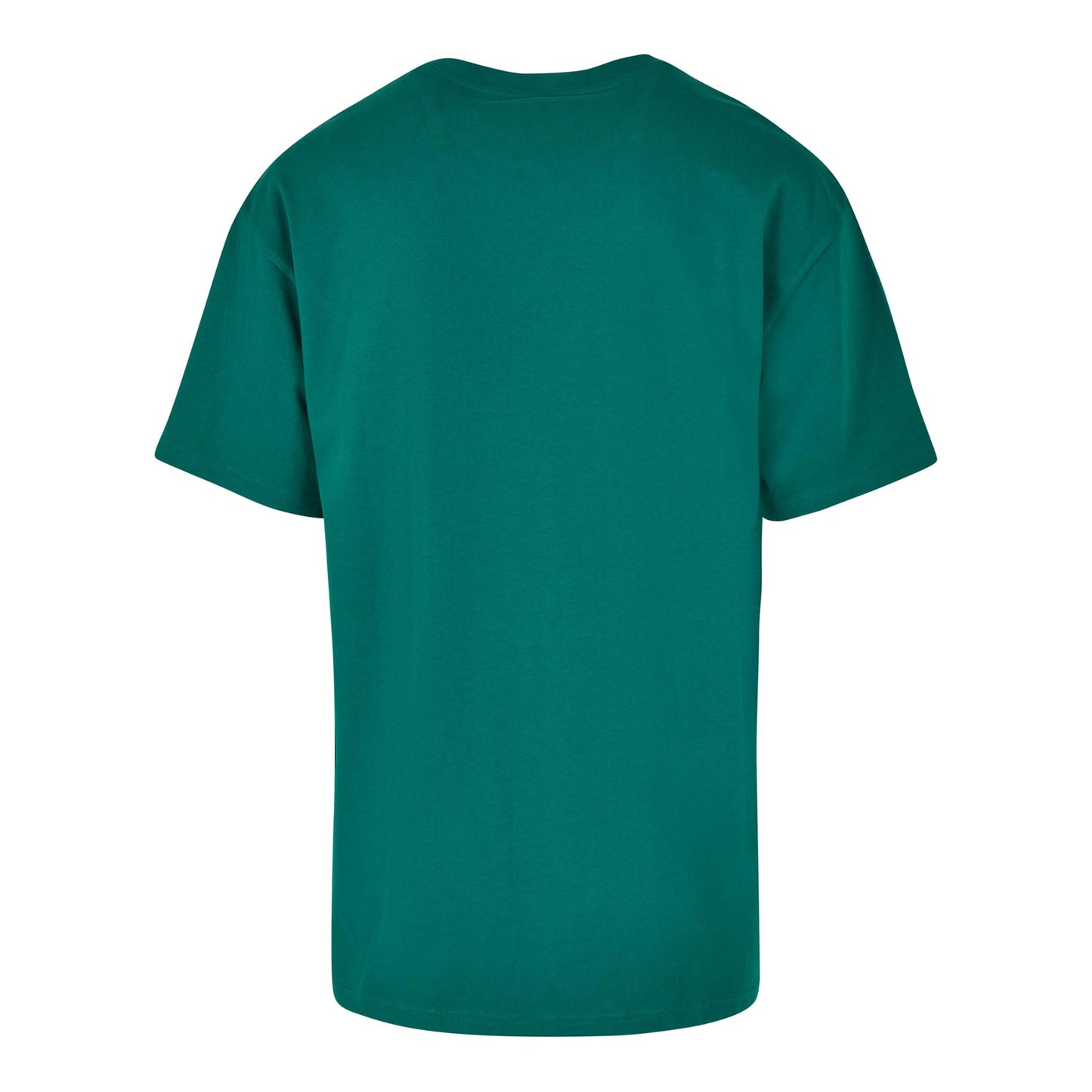 Green - Back - Build Your Brand Unisex Adults Heavy Oversized Tee