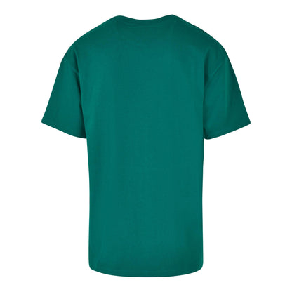 Green - Back - Build Your Brand Unisex Adults Heavy Oversized Tee