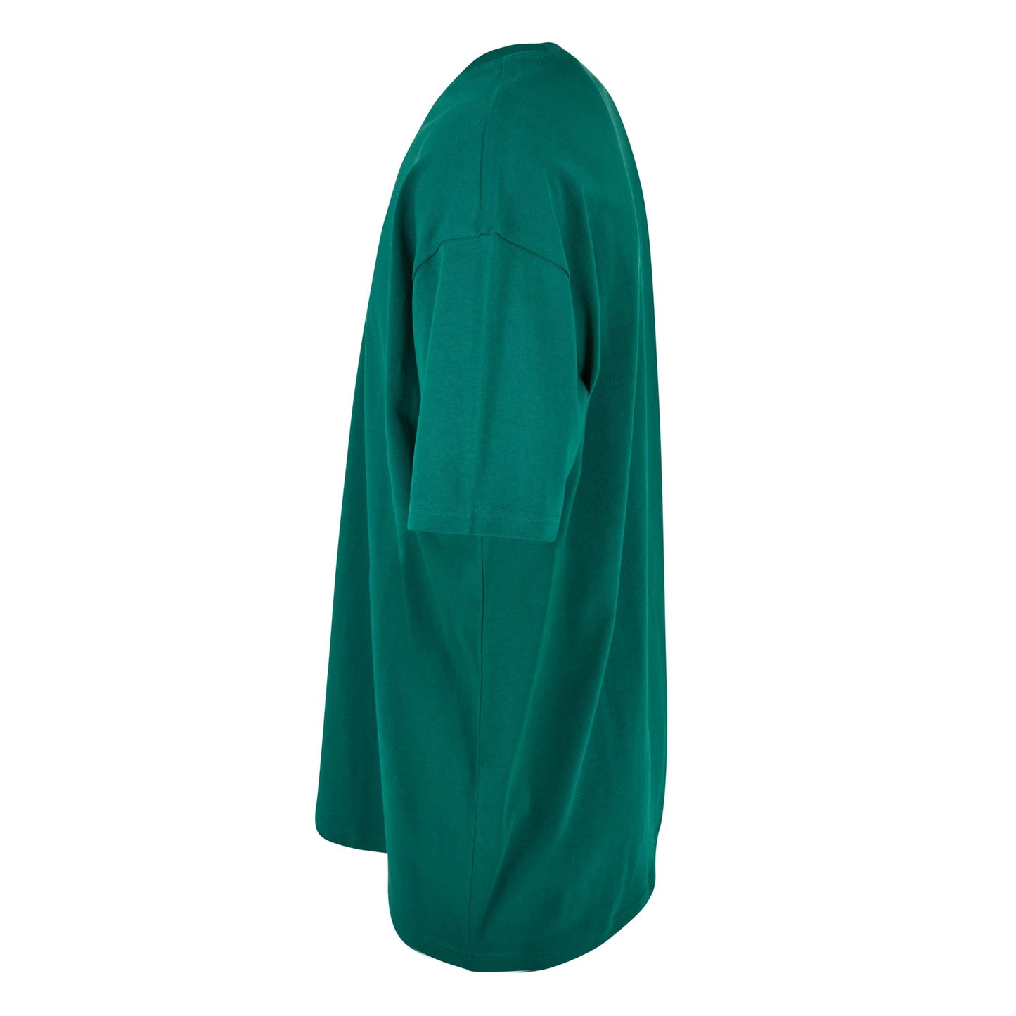 Green - Side - Build Your Brand Unisex Adults Heavy Oversized Tee