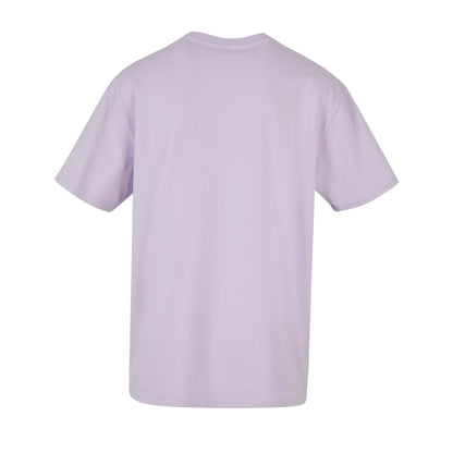 Lilac - Back - Build Your Brand Unisex Adults Heavy Oversized Tee