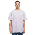 Lilac - Lifestyle - Build Your Brand Unisex Adults Heavy Oversized Tee