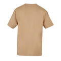 Union Beige - Back - Build Your Brand Unisex Adults Heavy Oversized Tee