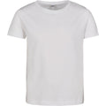 White - Front - Build Your Brand Girls Short-Sleeved T-Shirt