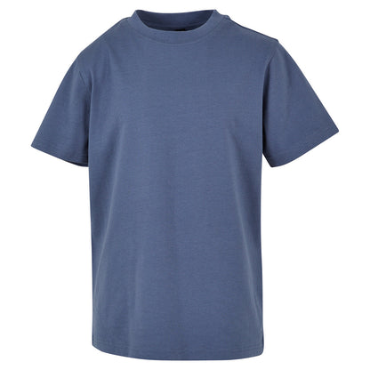 Vintage Blue - Front - Build Your Brand Childrens-Kids T-Shirt