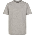 Heather Grey - Front - Build Your Brand Childrens-Kids T-Shirt