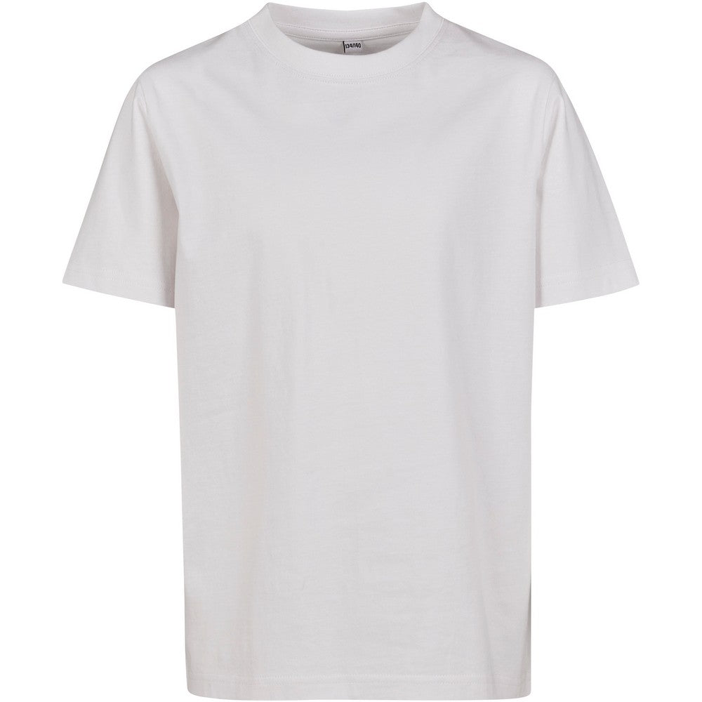 White - Front - Build Your Brand Childrens-Kids T-Shirt
