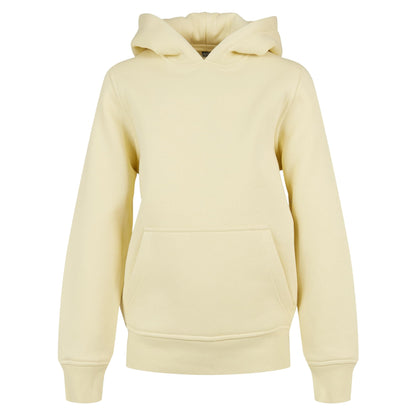 Soft Yellow - Front - Build Your Brand Childrens-Kids Hoodie