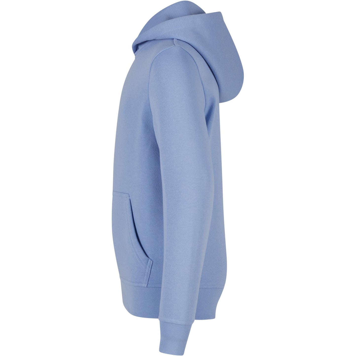 Powder Blue - Side - Build Your Brand Childrens-Kids Hoodie