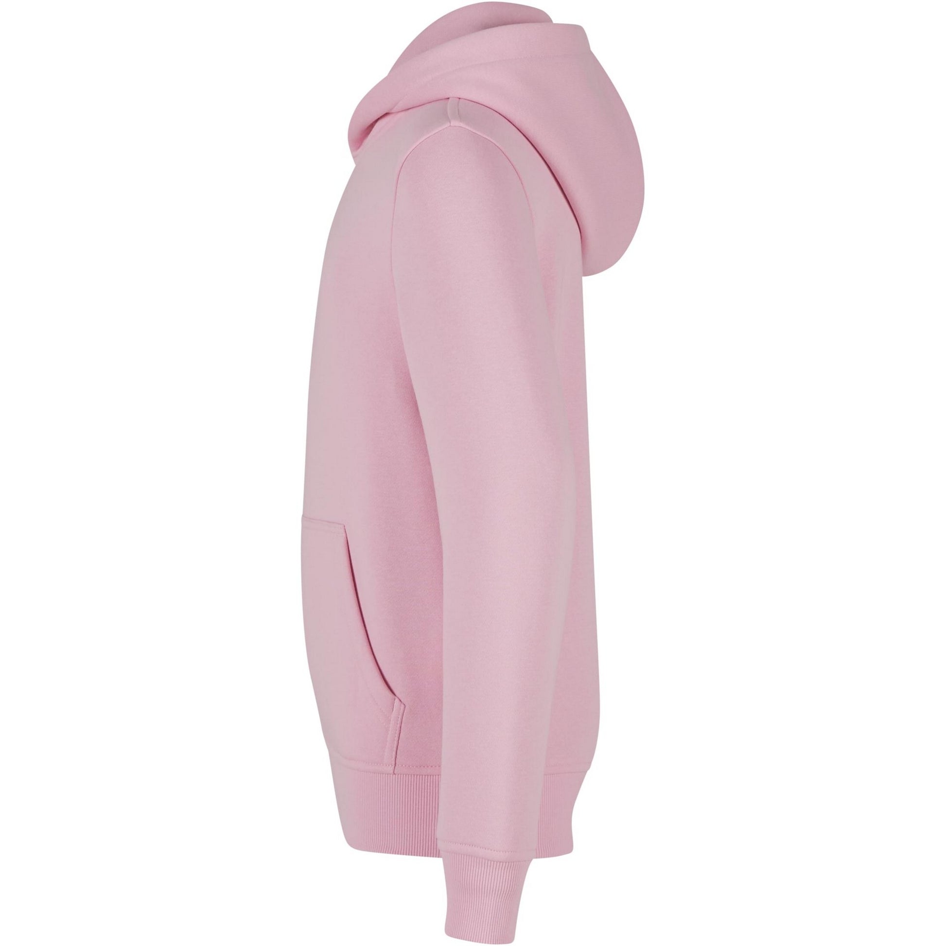 Soft Pink - Side - Build Your Brand Childrens-Kids Hoodie
