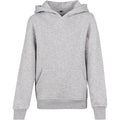 Heather Grey - Front - Build Your Brand Childrens-Kids Hoodie