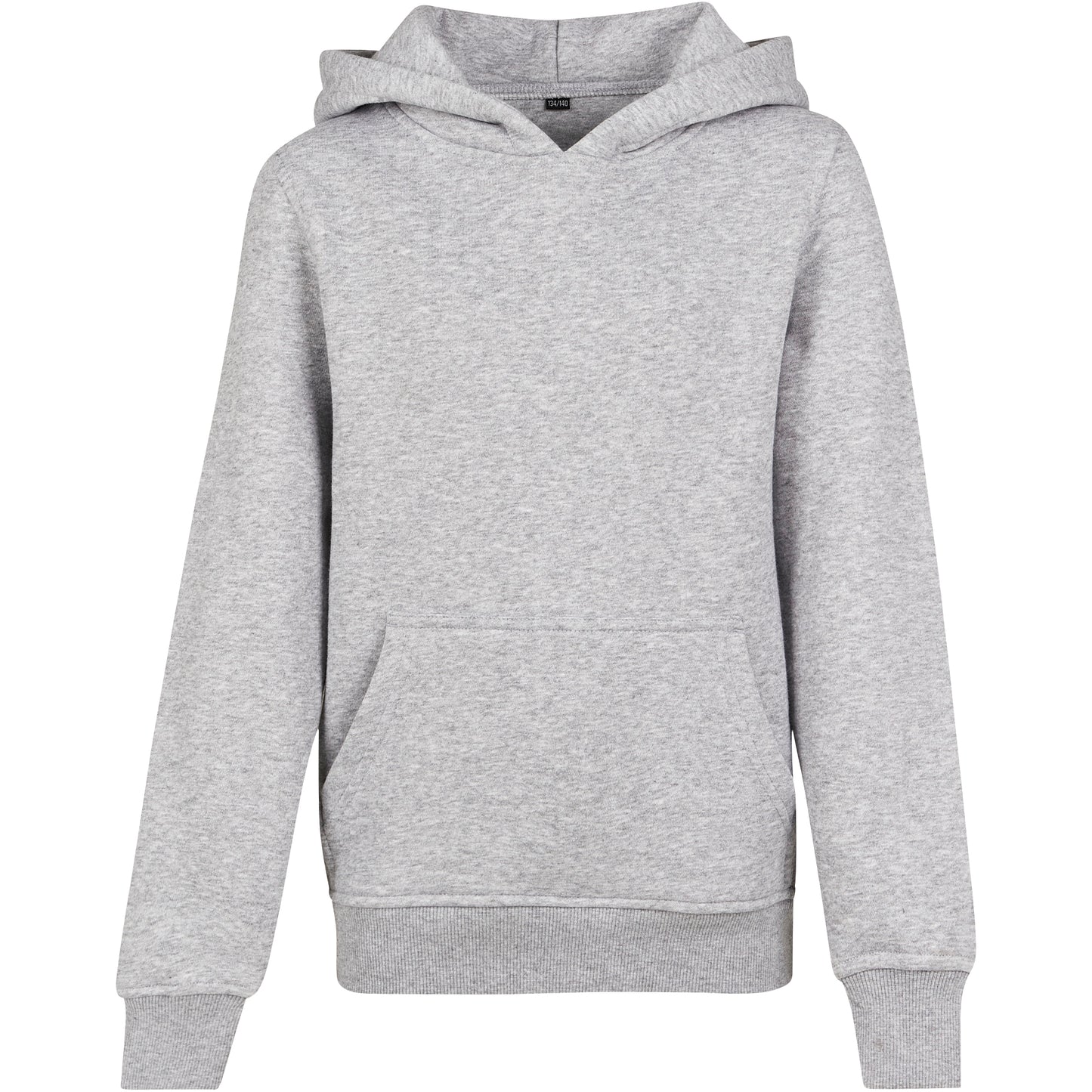 Heather Grey - Front - Build Your Brand Childrens-Kids Hoodie