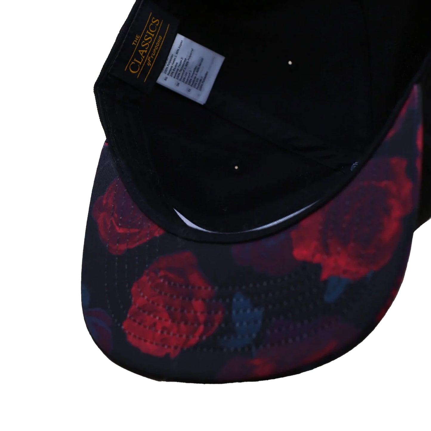 Black-Red - Lifestyle - Flexfit by Yupoong Unisex Roses Print Snapback Cap