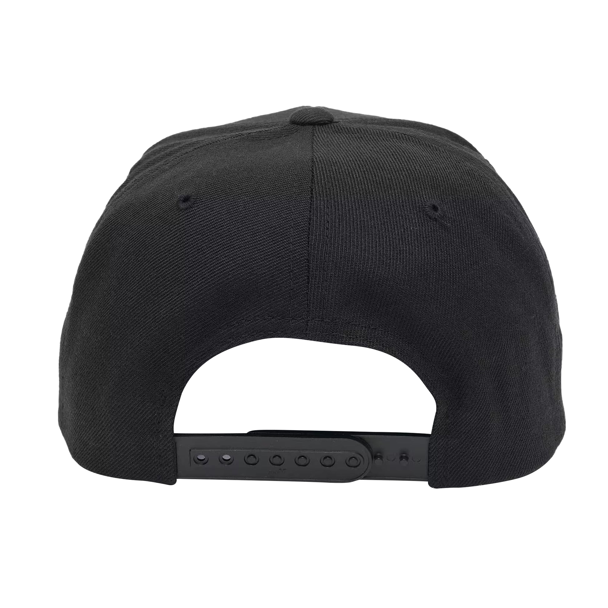 Black-Grey - Back - Flexfit by Yupoong Unisex Roses Print Snapback Cap