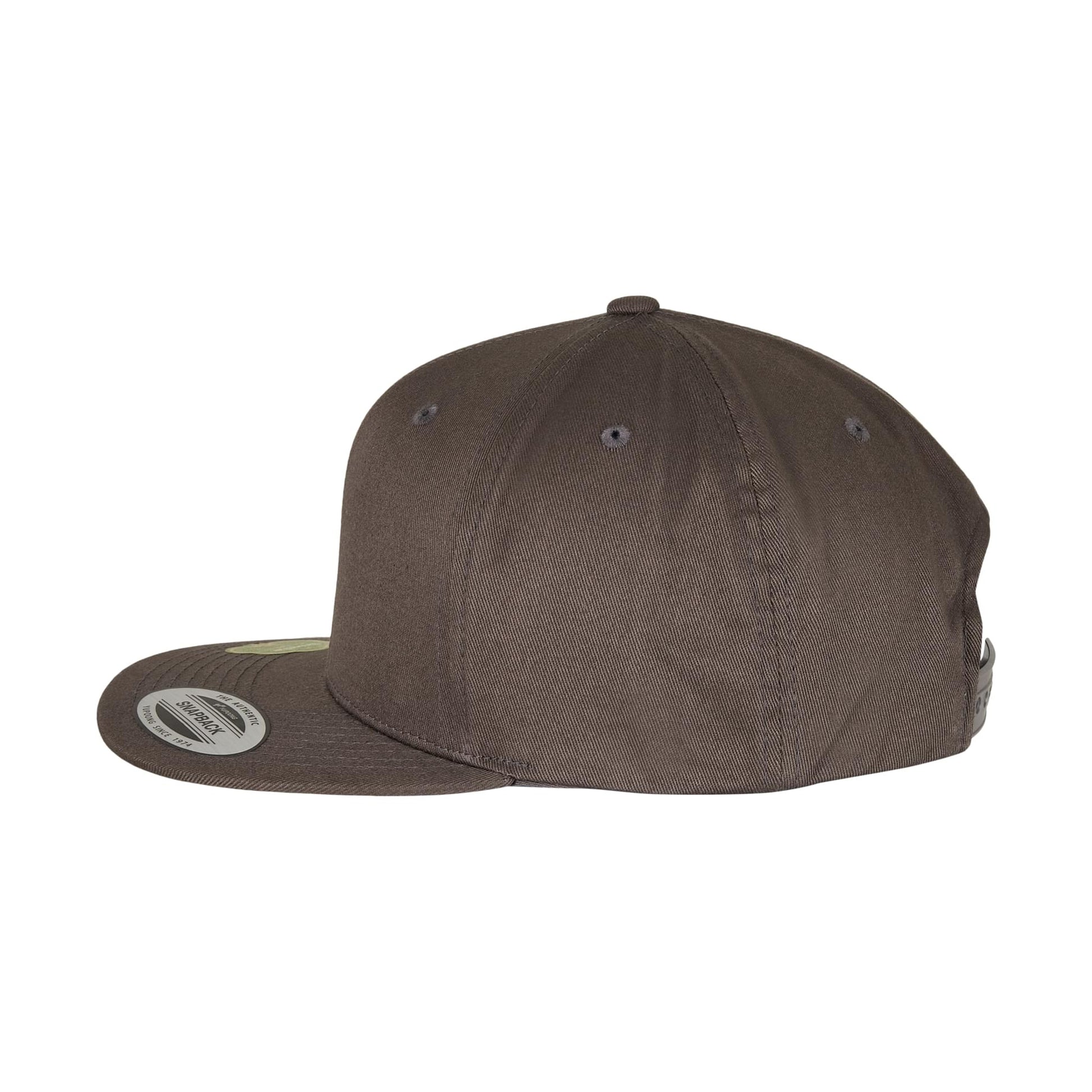 Dark Grey - Lifestyle - Flexfit by Yupoong Unisex Organic Cotton Snapback Cap