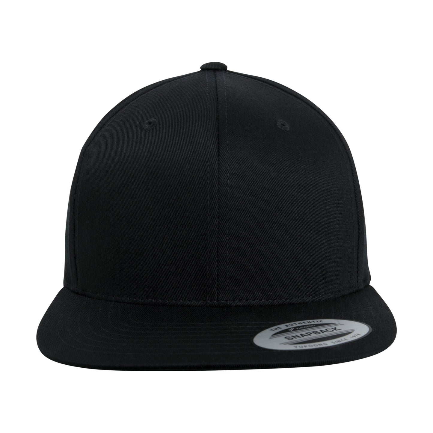 Black - Back - Flexfit by Yupoong Unisex Organic Cotton Snapback Cap