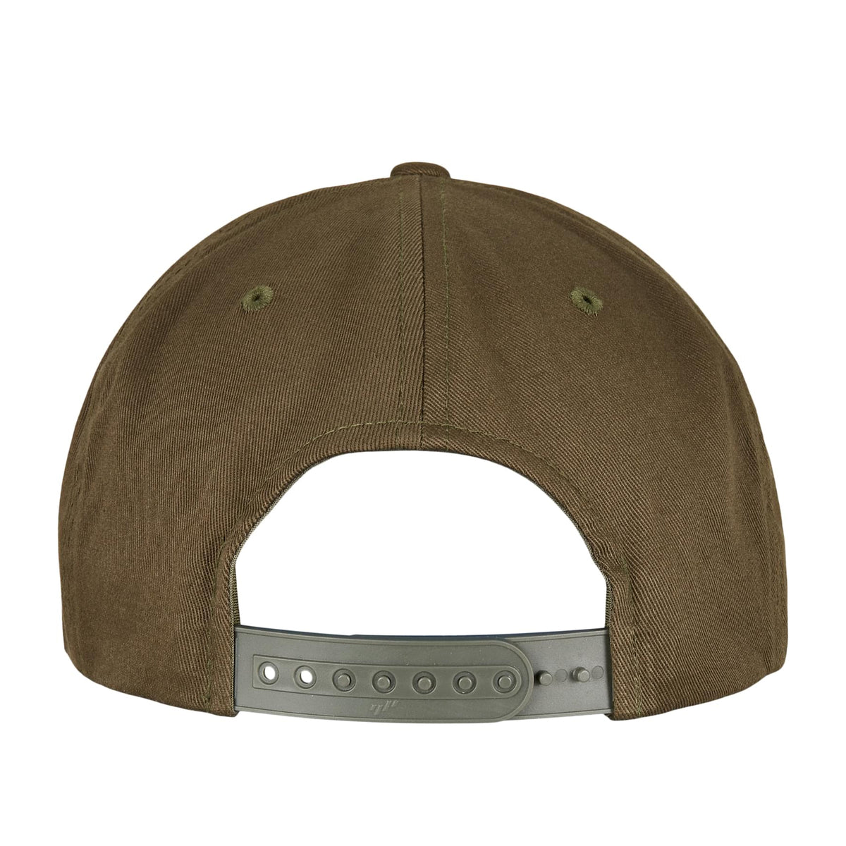 Burnt Olive - Side - Flexfit by Yupoong Unisex Organic Cotton Snapback Cap