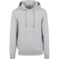 Heather Grey - Front - Build Your Brand Unisex Adults Premium Hoodie