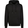 Black - Front - Build Your Brand Unisex Adults Premium Hoodie
